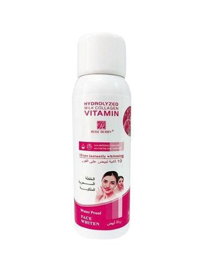 Rose Berry Water Proof Face whitening cream spray 150 ml - Pinoyhyper