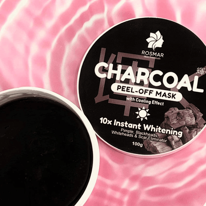 Rosmar Charcoal Peel Off Mask With Cooling Effect - 100g - Pinoyhyper