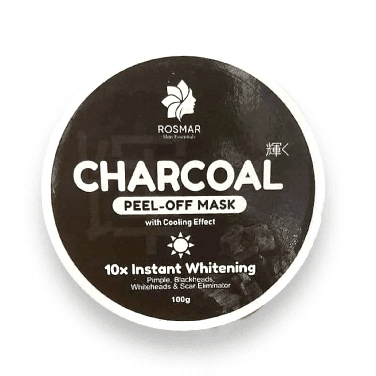 Rosmar Charcoal Peel Off Mask With Cooling Effect - 100g - Pinoyhyper