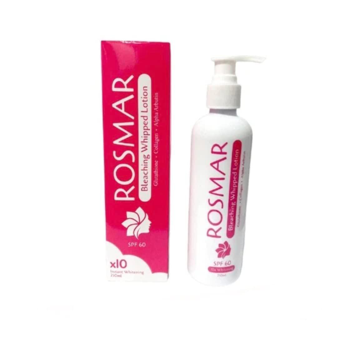 Rosmar Instant Whitening Bleaching Whipped Lotion Spf 60 - 250ml - Pinoyhyper