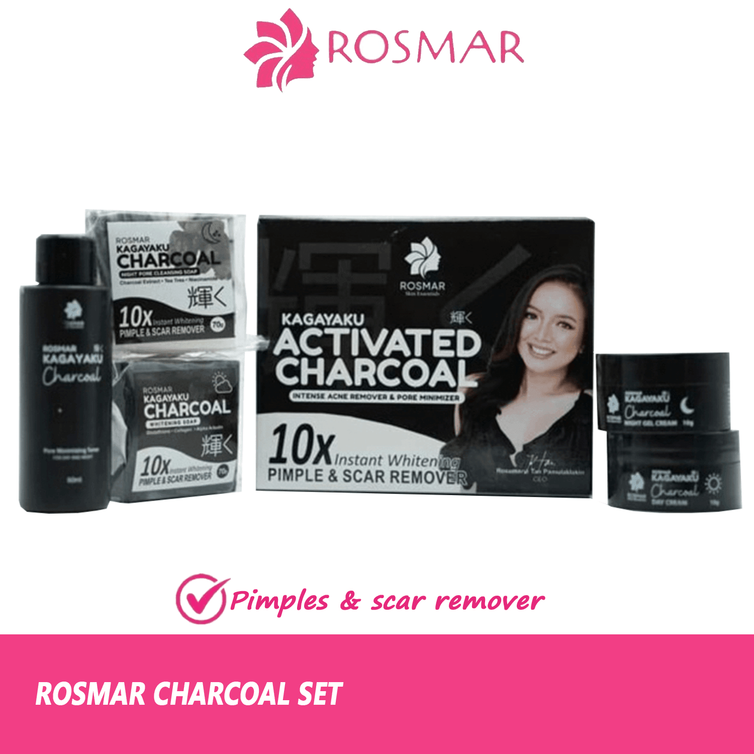 Rosmar Kagayaku Activated Charcoal Set - Pinoyhyper