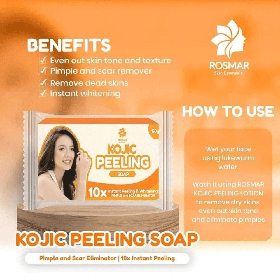 Rosmar Kojic Peeling Soap - 150g - Pinoyhyper