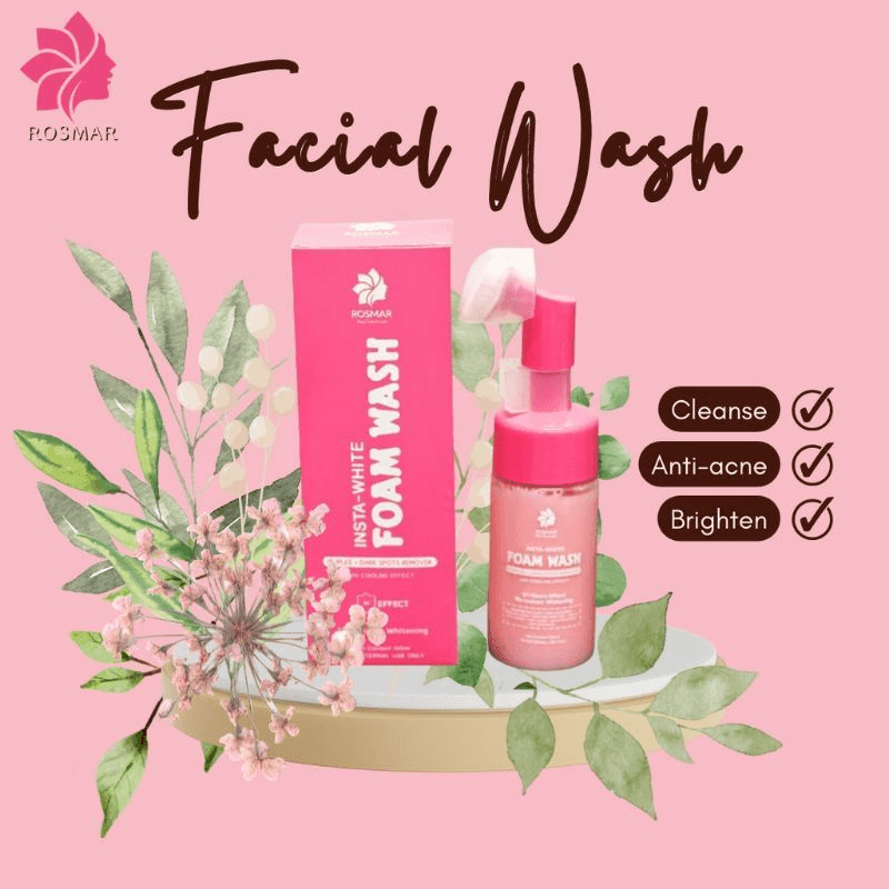 Rosmar Original Insta-White Foam Wash - 100ml - Pinoyhyper