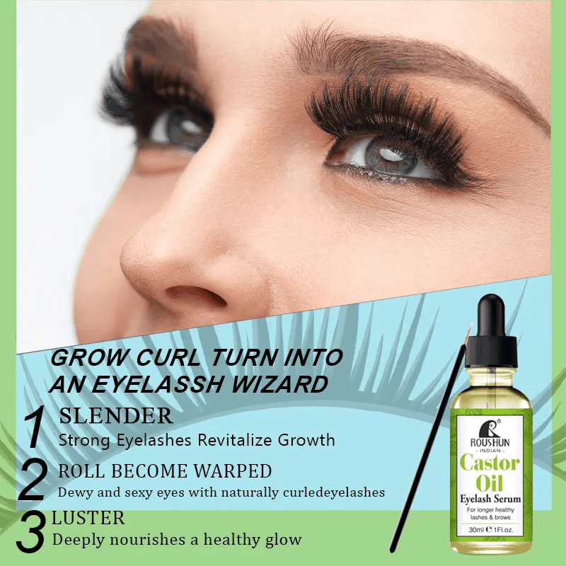 Roushun Castor Oil Eyelash Serum - 30ml - Pinoyhyper