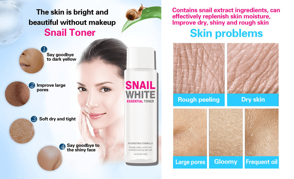 Roushun Snail White Essential Toner - 120ml - Pinoyhyper