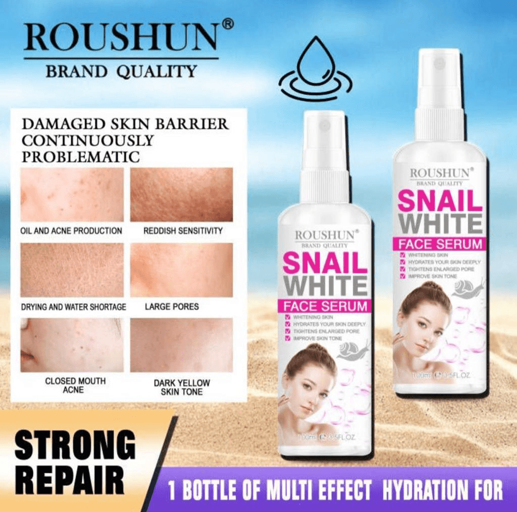 Roushun Snail White Face Serum - 100ml - Pinoyhyper