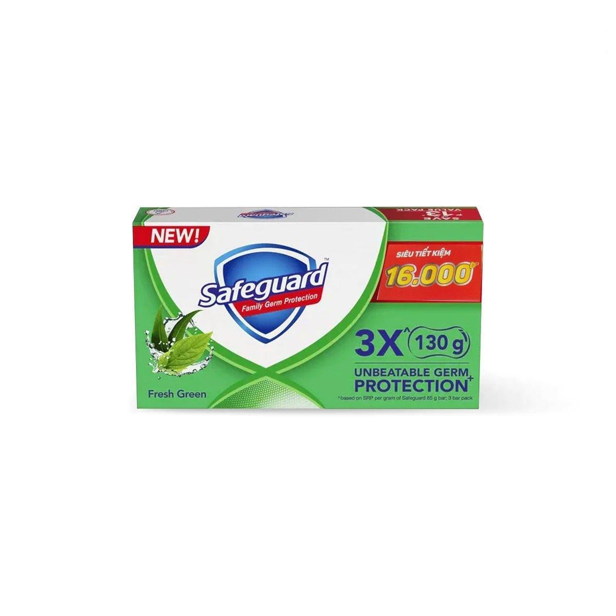 Safeguard Fresh Green Bar Soap 3 x 130g - Pinoyhyper