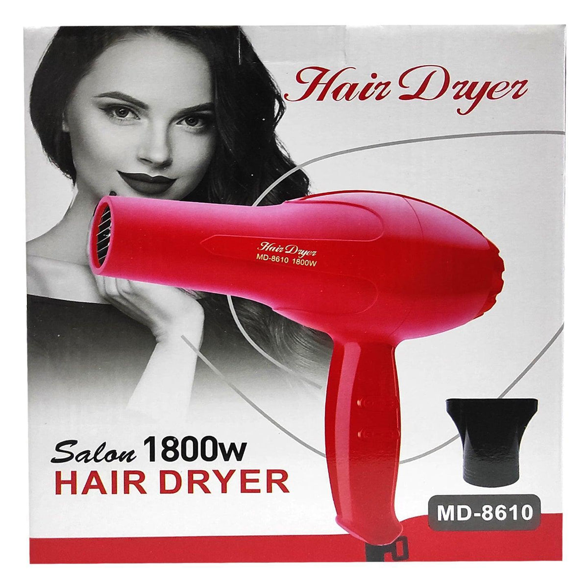 Salon Professional 1800W Hair Dryer MD-8610 - Pinoyhyper