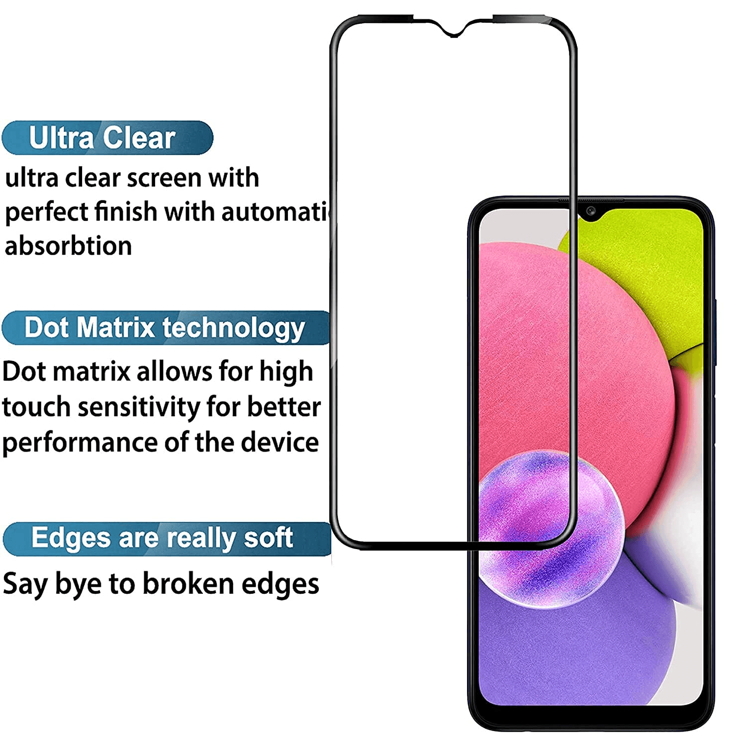 Samsung A03S HD Original Temper Glass - Pinoyhyper