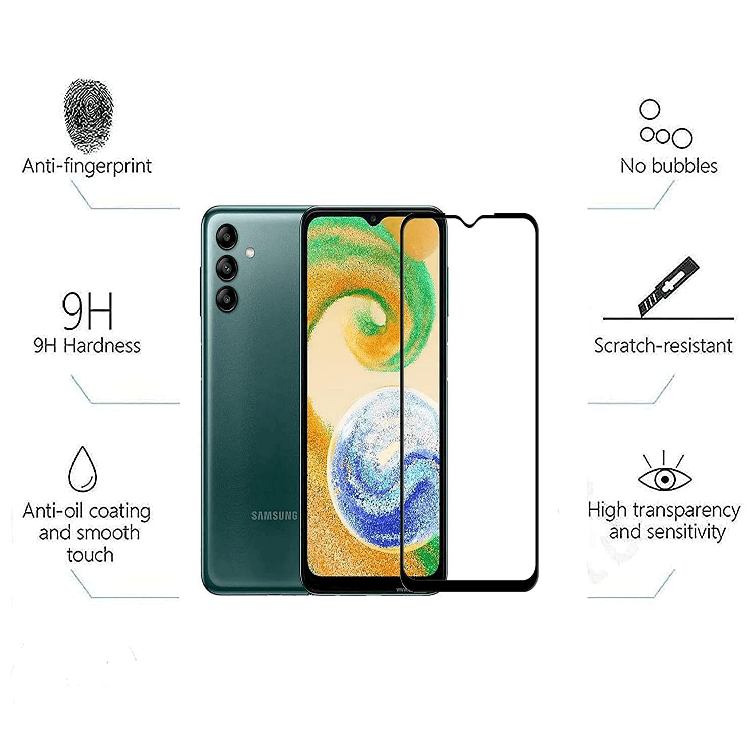 Samsung A04S HD Original Temper Glass - Pinoyhyper