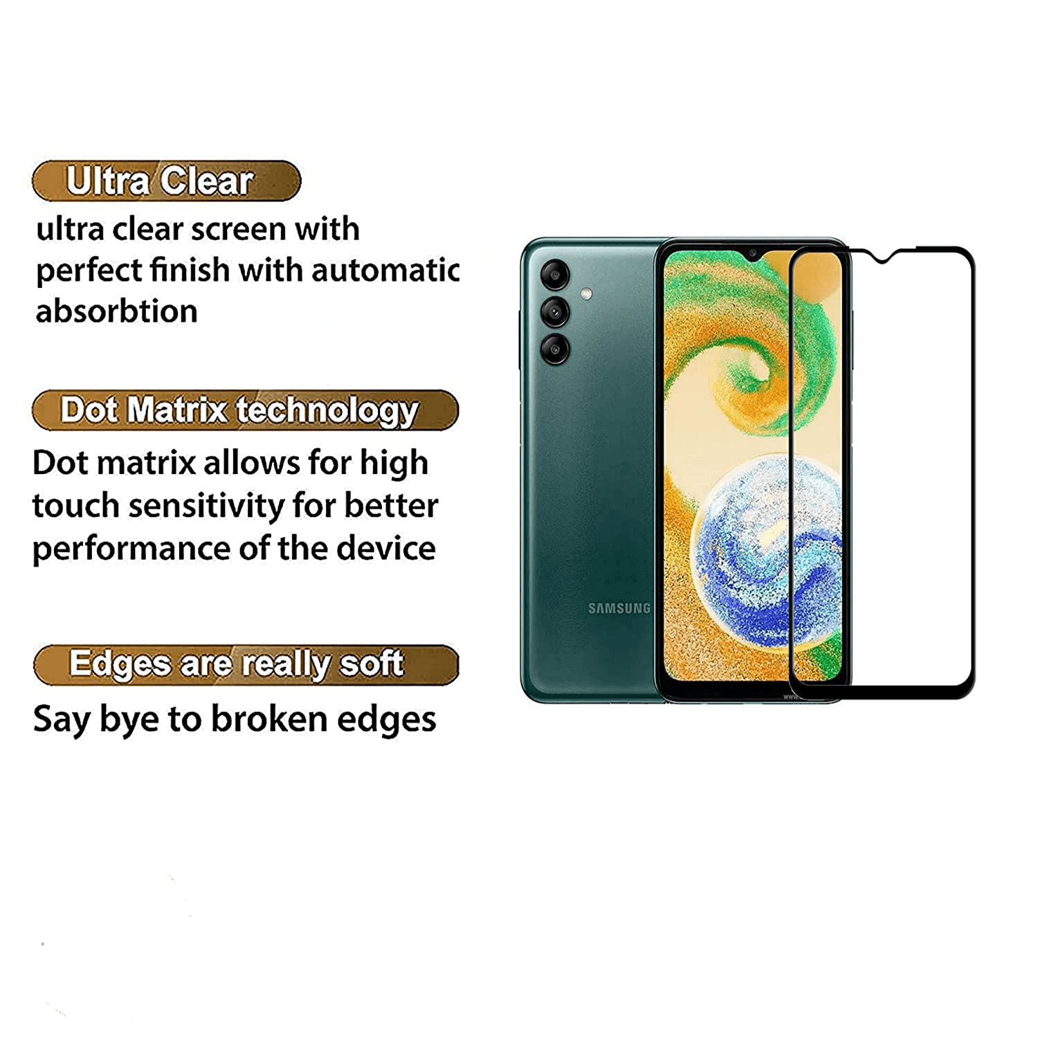 Samsung A04S HD Original Temper Glass - Pinoyhyper