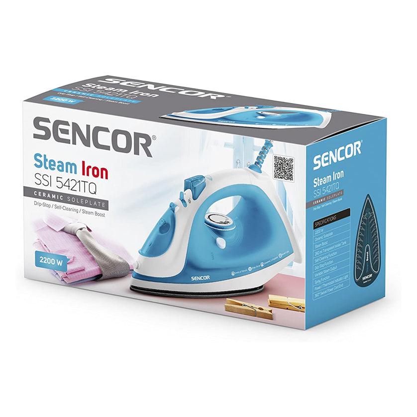 SENCOR Original Steam Iron Box Ceramic Soleplate - SSI 5421TQ - Pinoyhyper