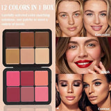 Carla Secret Concealer & Blush Makeup Palette - 12-2