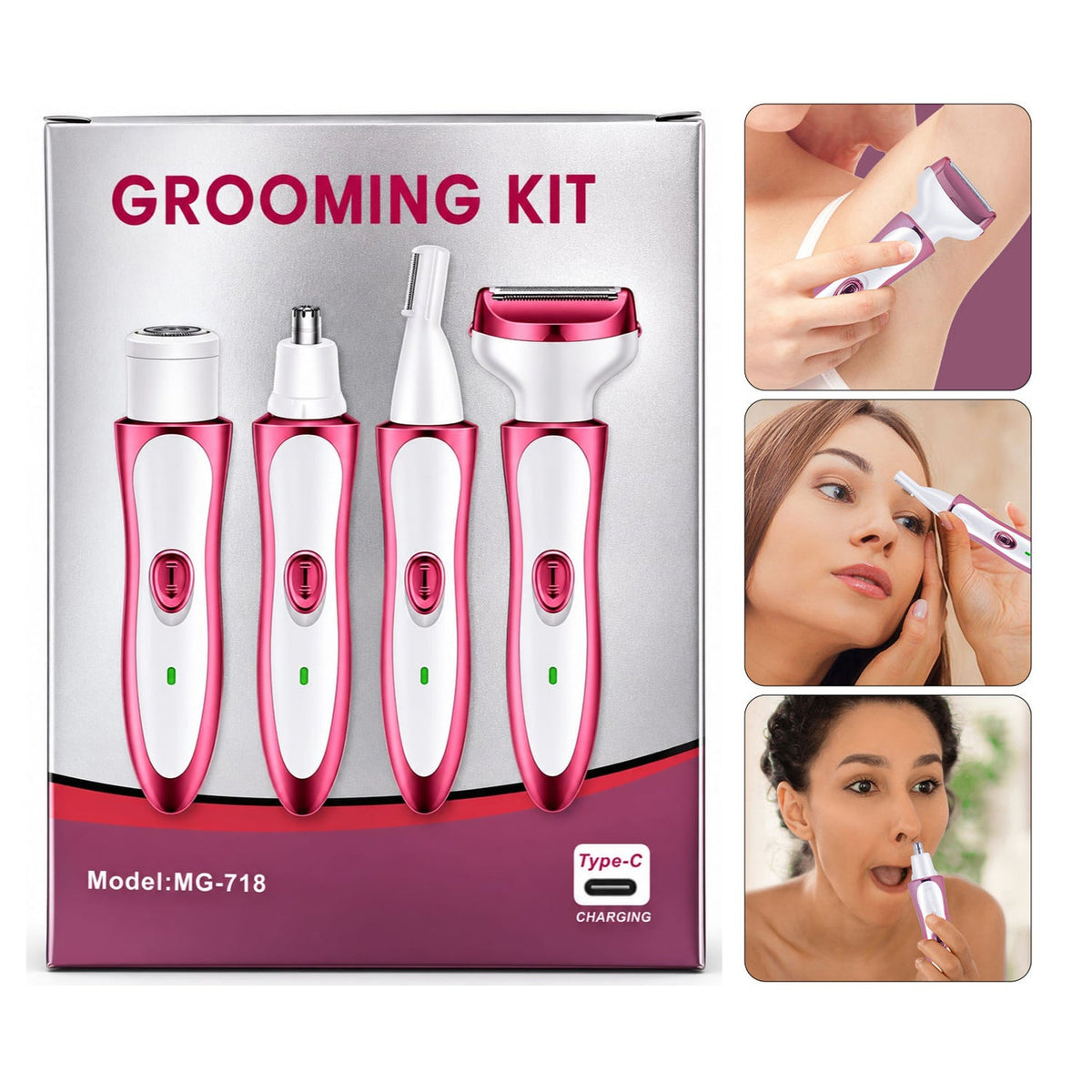 Electric Grooming Kit for Women with Type-C Charging -MG718