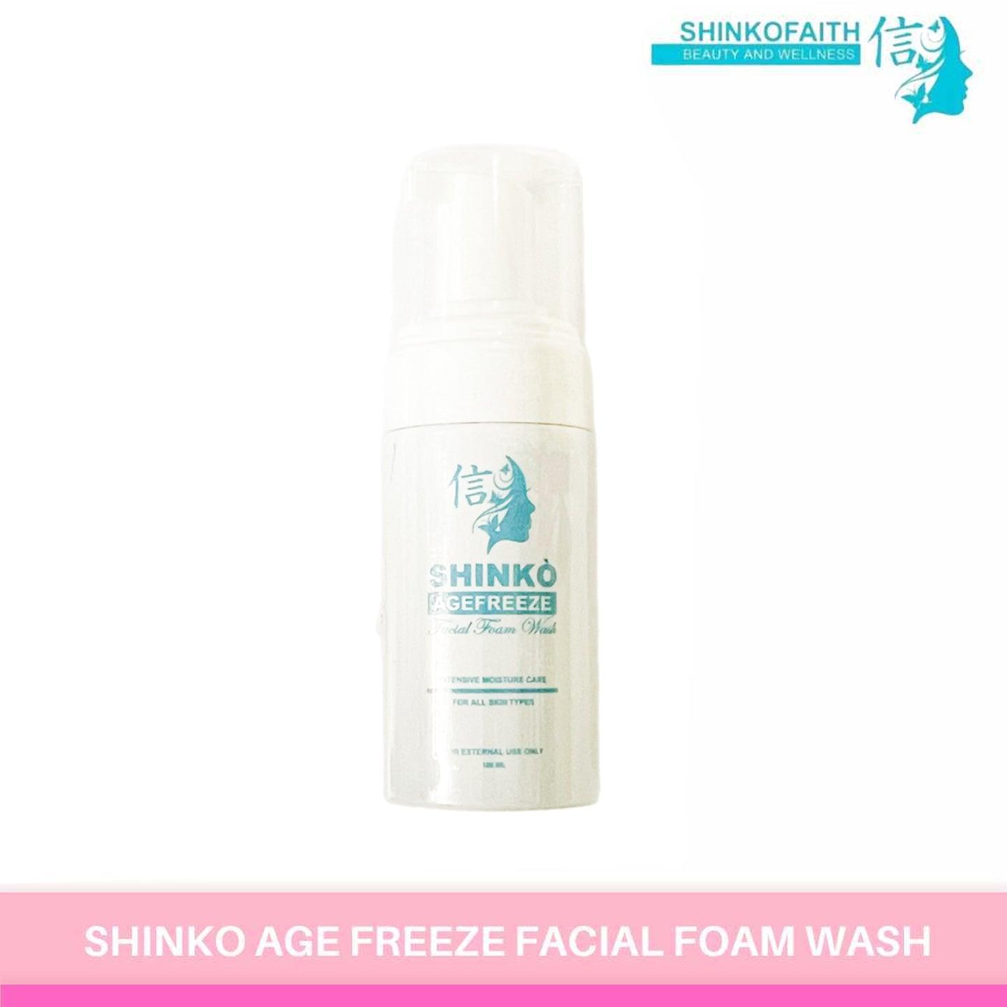 Shinko Age Freeze Facial Foam Wash - 100ml - Pinoyhyper