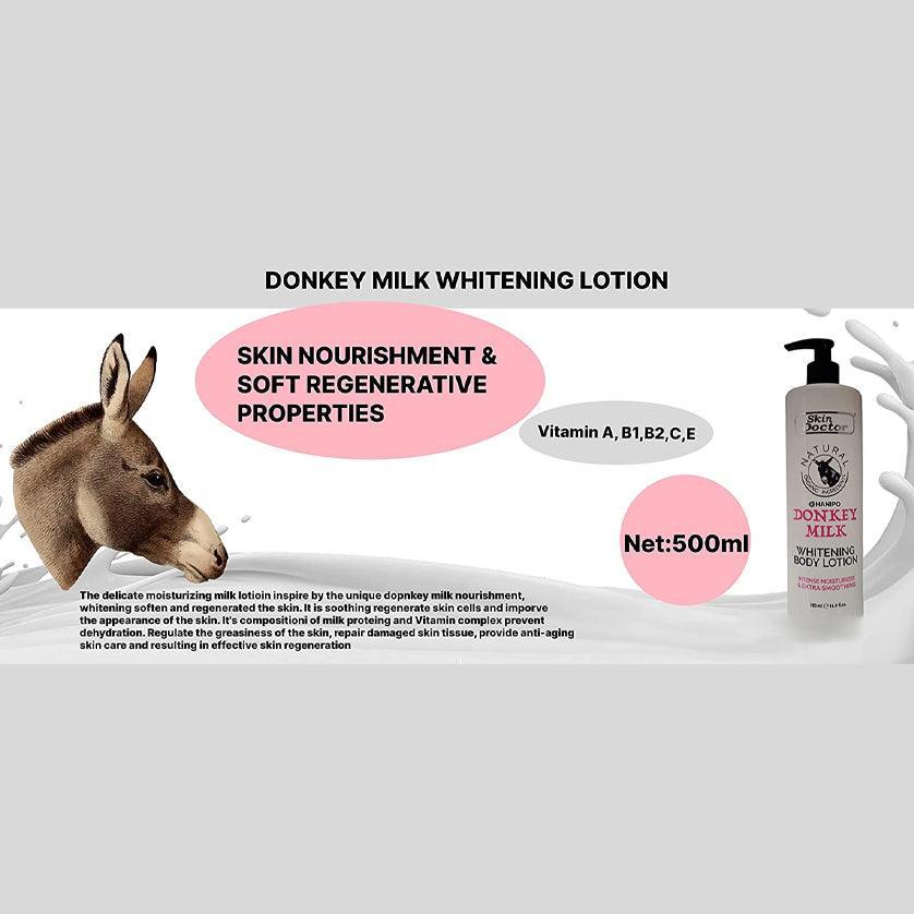 Skin Doctor Donkey Milk Whitening Body Lotion - 500ml - Pinoyhyper