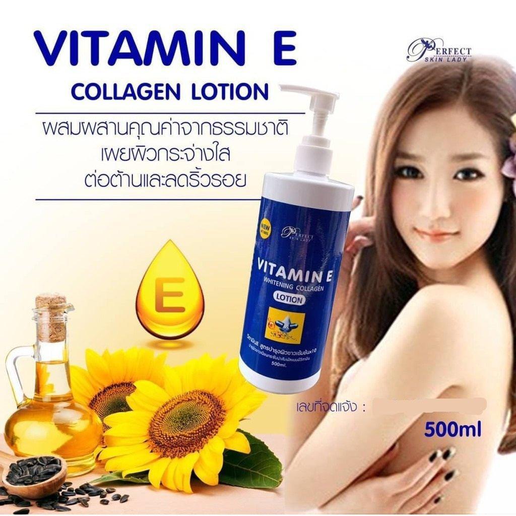 Skin Lady Vitamin E Whitening Collagen Lotion - 500ml - Pinoyhyper