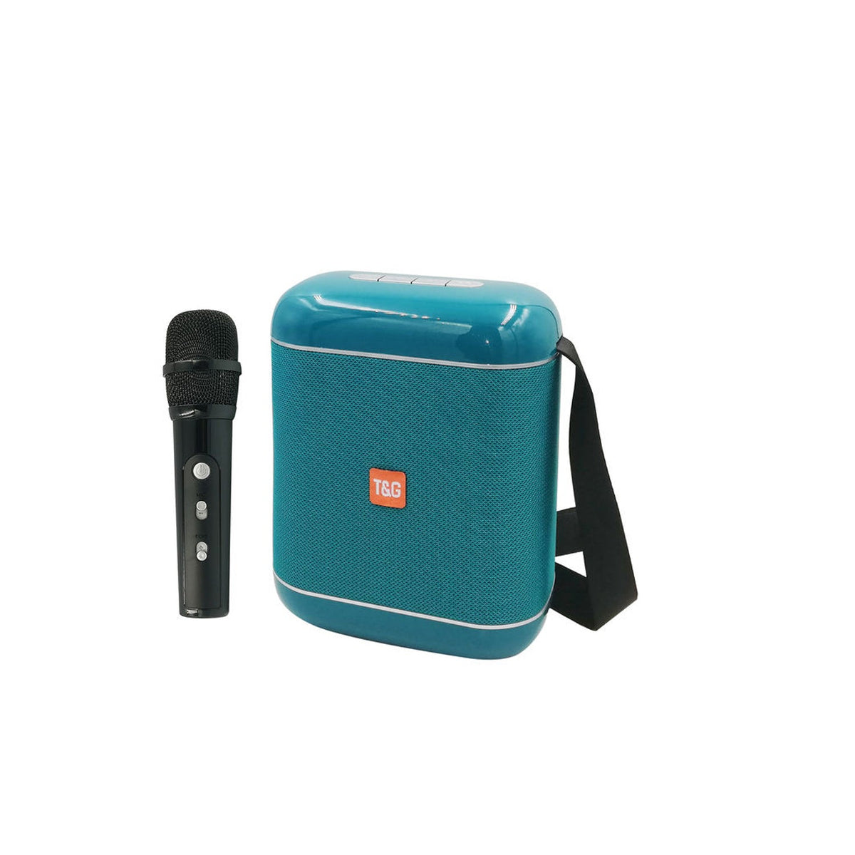 Portable Wireless Speaker with Microphone & Carry Strap - TG523K