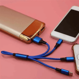 Smart 3 In 1 USB Multi Charger Cable With Keyring JKX - K06 - Pinoyhyper