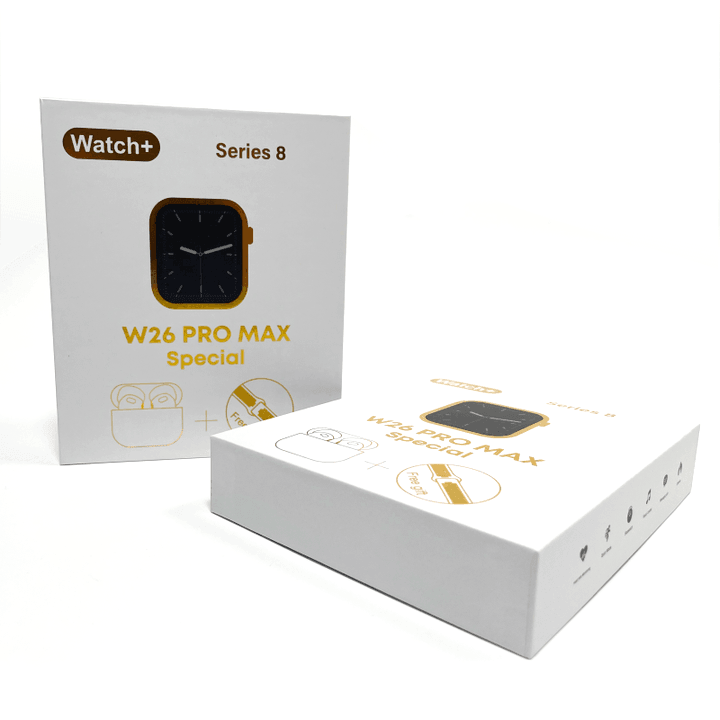 Smart Watch Series 8 - W26 Pro Max + Airpods (Pink) - Pinoyhyper