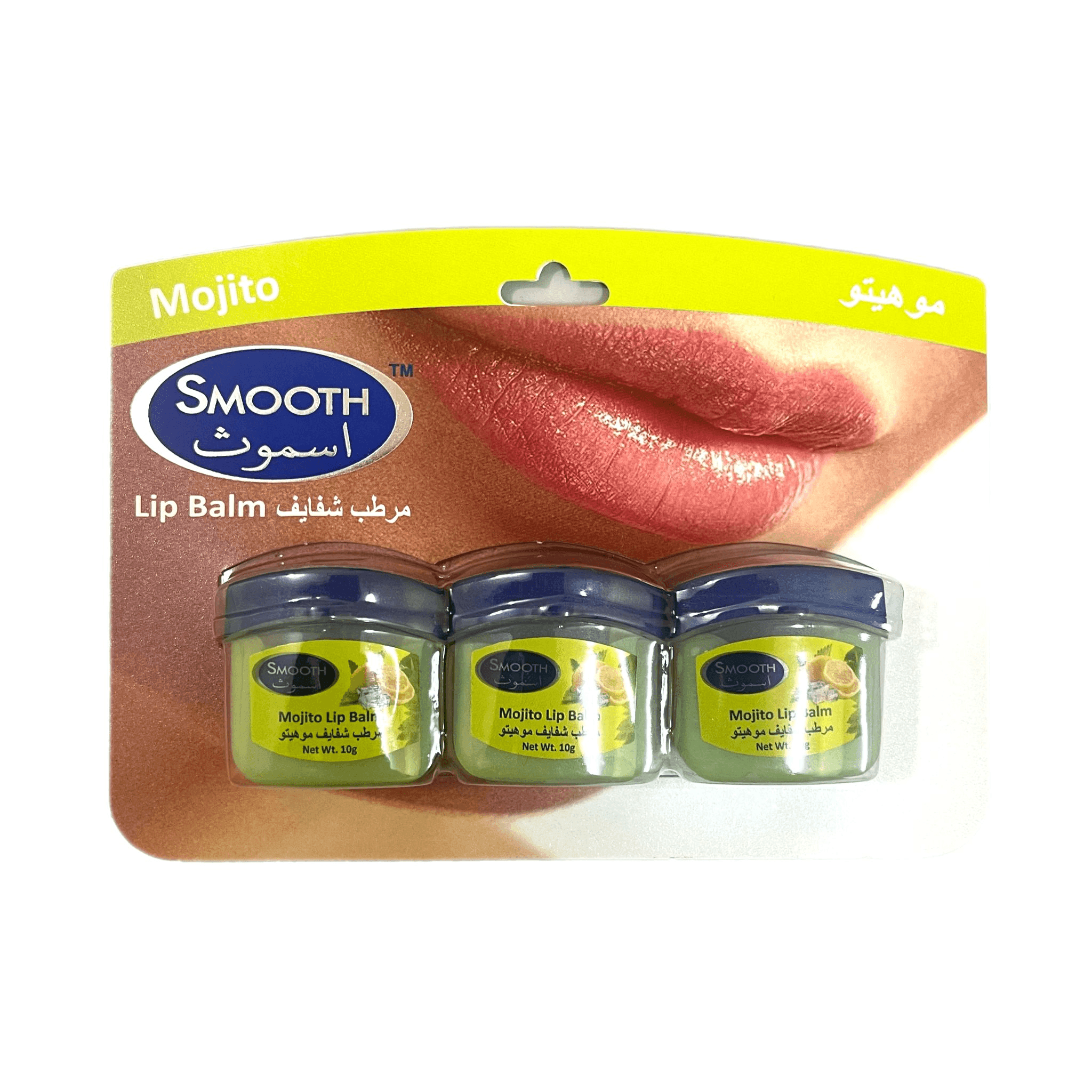 Smooth Lip Balm Mojito - 3 × 10g - Pinoyhyper