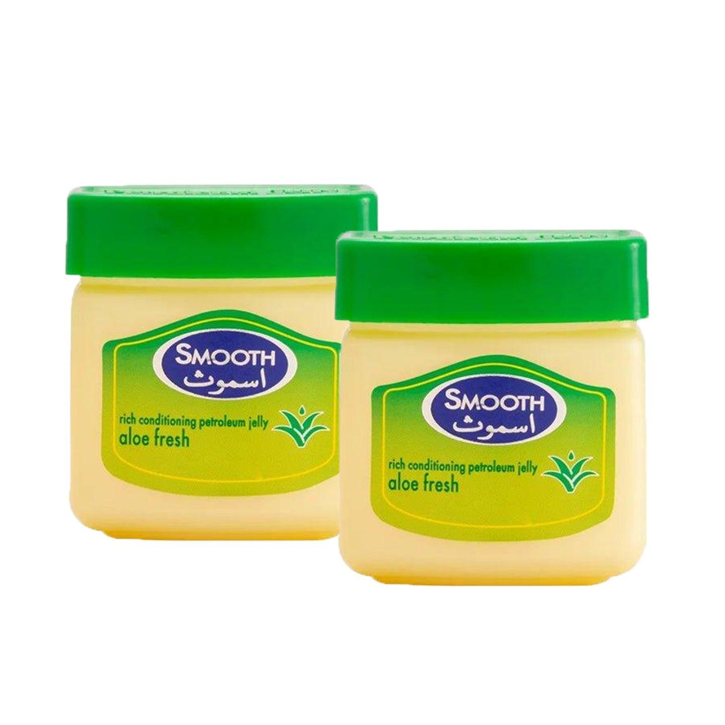 Smooth Petroleum Jelly Aloe Fresh - 2 × 225g - Pinoyhyper