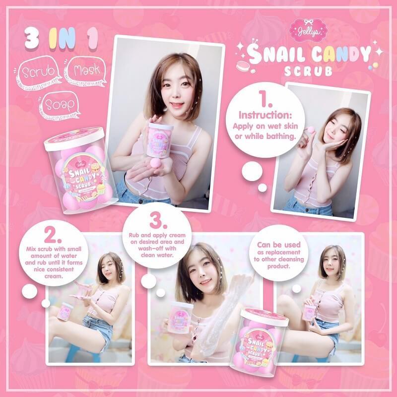 Snail Candy Scrub -300g - Pinoyhyper