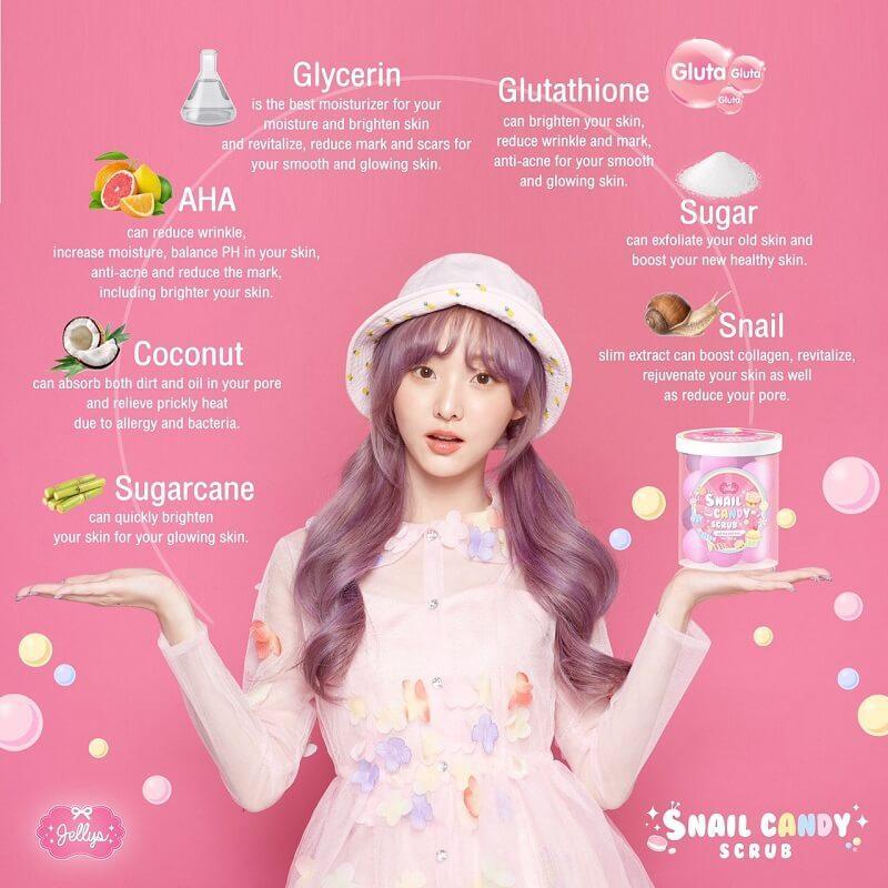 Snail Candy Scrub -300g - Pinoyhyper