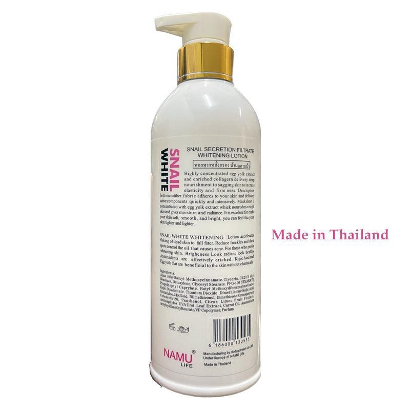 Snail White Body Lotion 500ml (Thailand) - Namu Life - Pinoyhyper