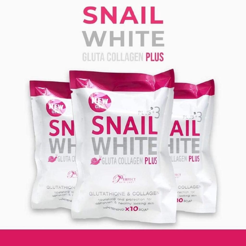 Snail White Gluta Gold Collagen Arbutin X10 Whitening Soap - Pinoyhyper