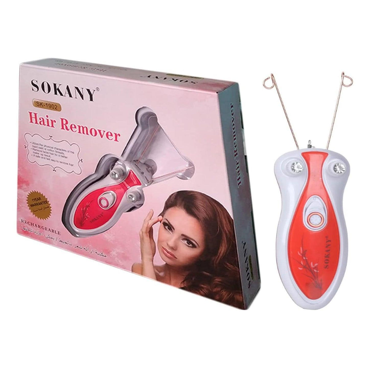 Sokany Cotton Threading Epilator Rechargable Hair Remover SK-1902 - Pinoyhyper