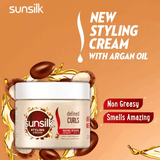 Sunsilk Defined Curls With Argan Oil Styling Hair Cream - 275ml - Pinoyhyper