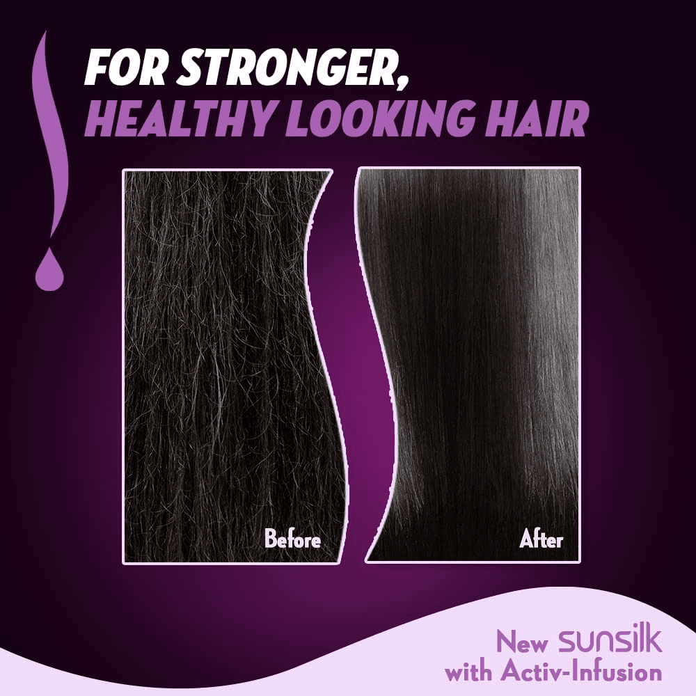 Sunsilk New Activ Infusion Stunning Black Shine Shampoo - 400ml - Pinoyhyper