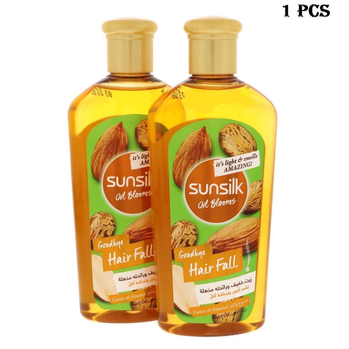 Sunsilk Oil Blooms Goodbye Hair Fall Castor And Almond Hair Oil - 250ml - Pinoyhyper