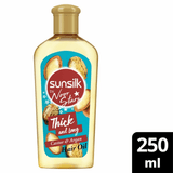 Sunsilk Thick & Long With Castor & Argan Hair Oil - 250ml - Pinoyhyper