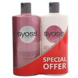 Syoss Anti-Hair Fall Shampoo + Conditioner Combo Pack- 500ml+500ml - Pinoyhyper