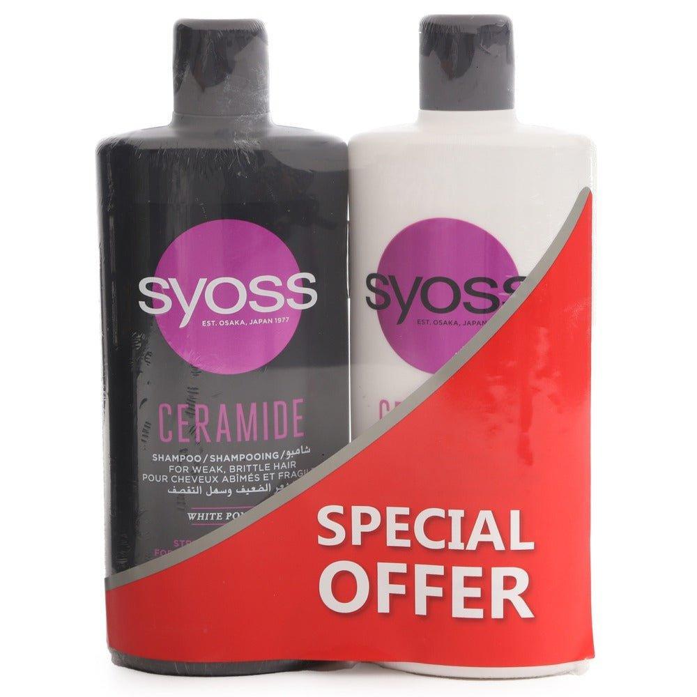 Syoss Ceramide Shampoo + Conditioner Combo Pack- 500ml+500ml - Pinoyhyper