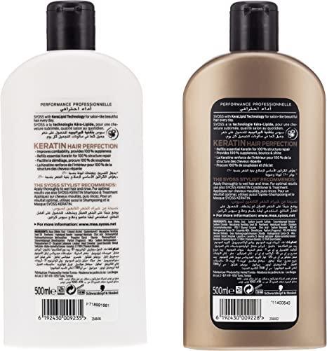 Syoss Keratin Shampoo + Conditioner (Combo) - 500 ml - Pinoyhyper