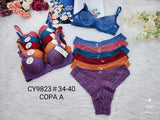 Taidifen Bra and Panty Set Copa A - CY9823 - Pinoyhyper