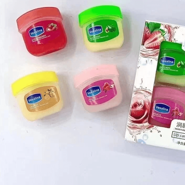 Vasalina Instant Softness Fruit Lipbalm - 4pcs Box × 7g - Pinoyhyper