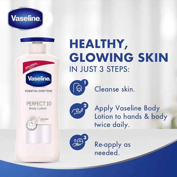 Vaseline Body Lotion Perfect 10 - 400ml - Pinoyhyper