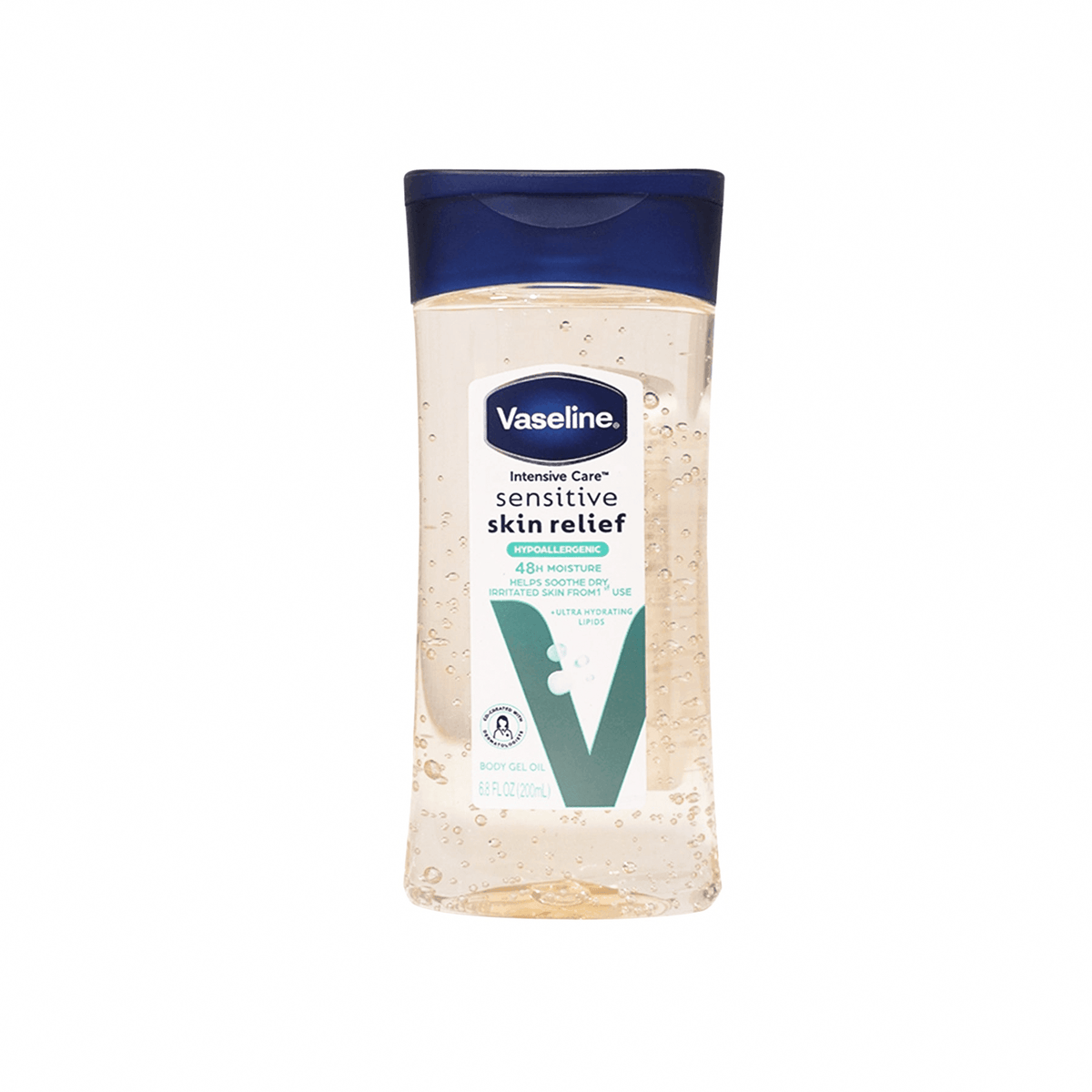 Vaseline Intensive Sensitive Skin Relief Body Gel Oil - 200ml - Pinoyhyper