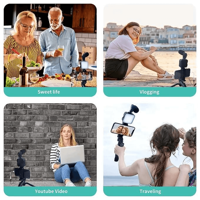 Video Making Vlogging Kit With Tripod Stand AY-49 - Pinoyhyper