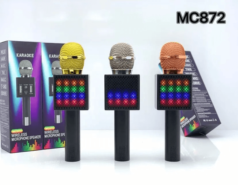 Wireless Bluetooth Karaoke Microphone LoudSpeaker - MC872 - Pinoyhyper