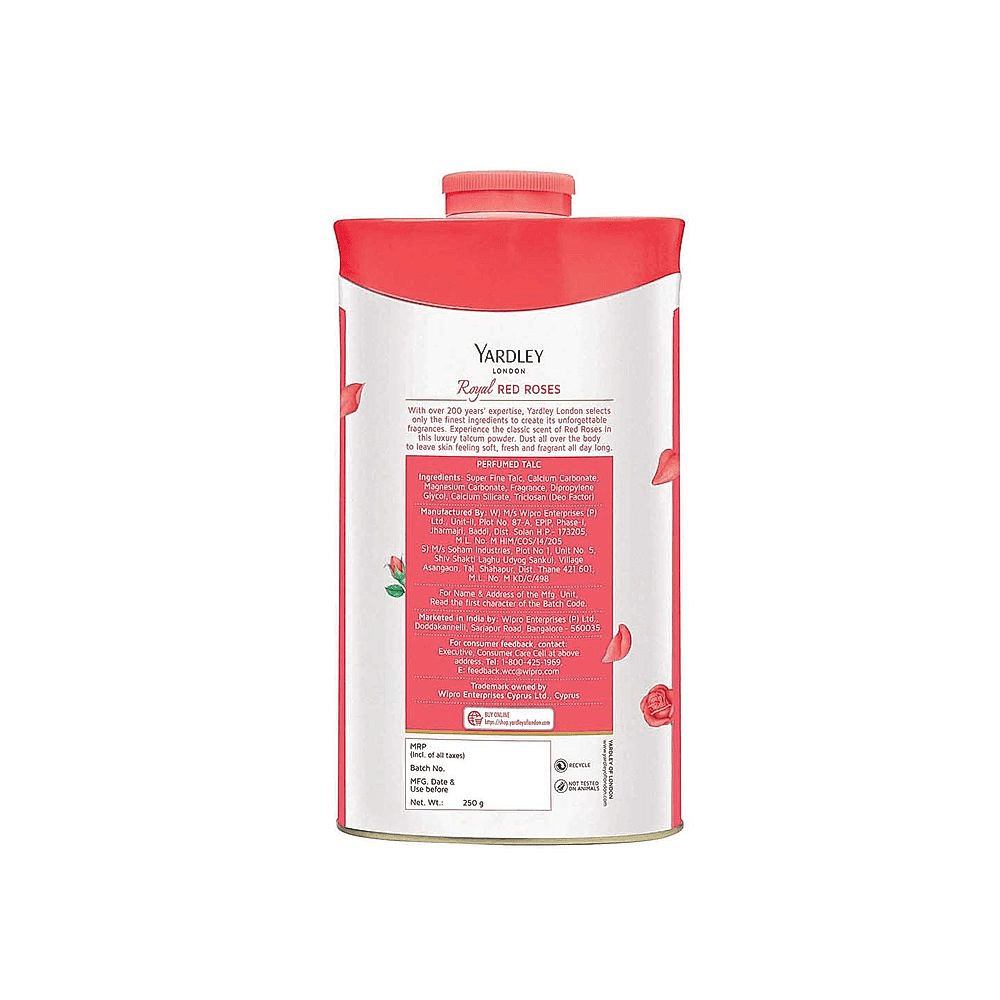 Yardley Talcum Powder Red Rose 250g - Pinoyhyper