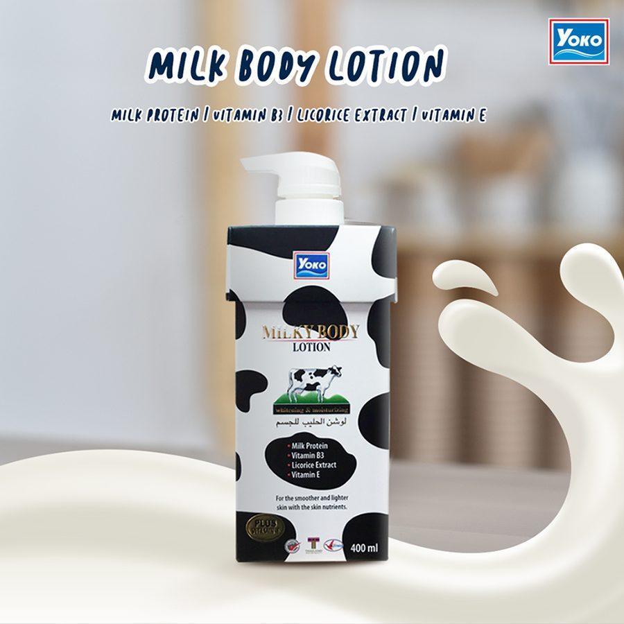 Yoko Milky Body Lotion whitening & moisturizing - 400ml - Pinoyhyper